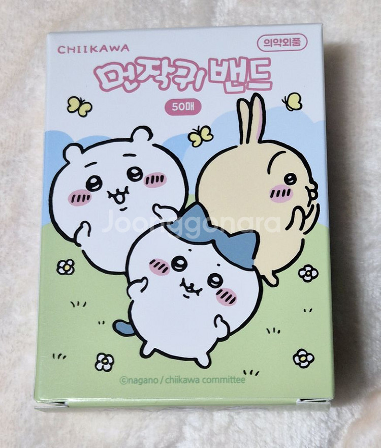 치이카와 팝업 방문 스티커 포카홀더 캔뱃지 띠부씰 1탄--7