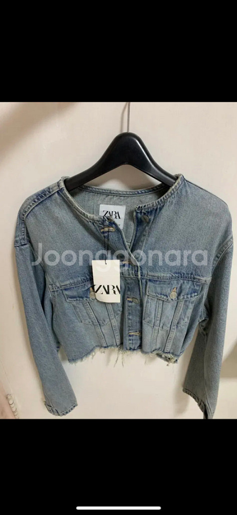 자라 zara trf 데님 자켓 - xs--1