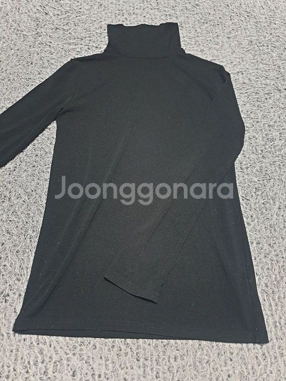 폴라 긴팔 티셔츠 Free/Black (착샷O)--4