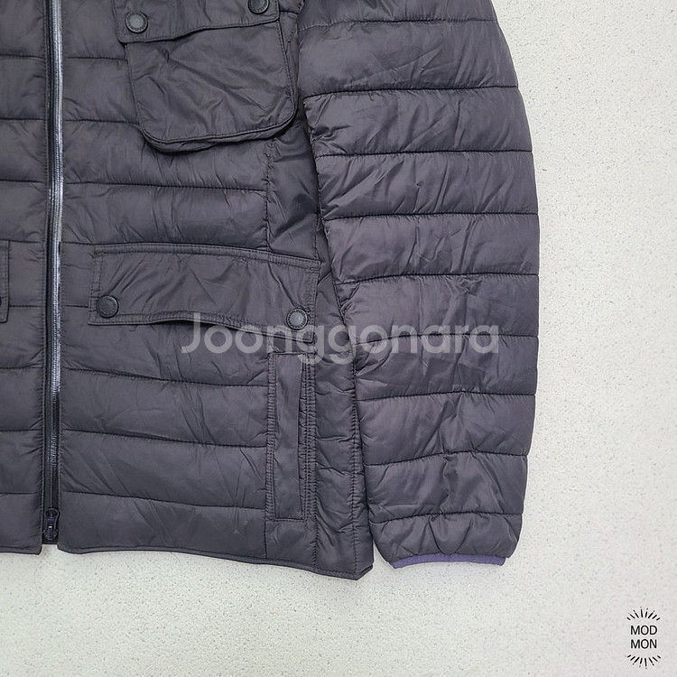 바버 인터네셔널 Ouston 퀼팅 자켓 XL 다크그레이--3