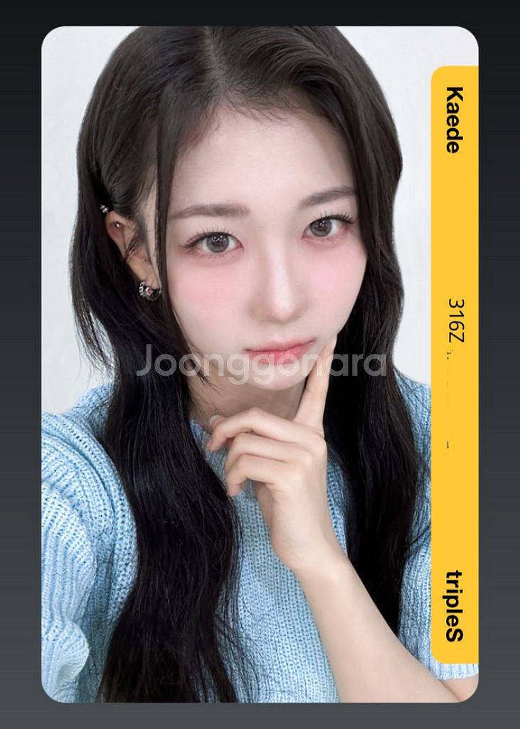 트리플에스 카에데 2주년 기념 오브젝트 양도 316Z--0