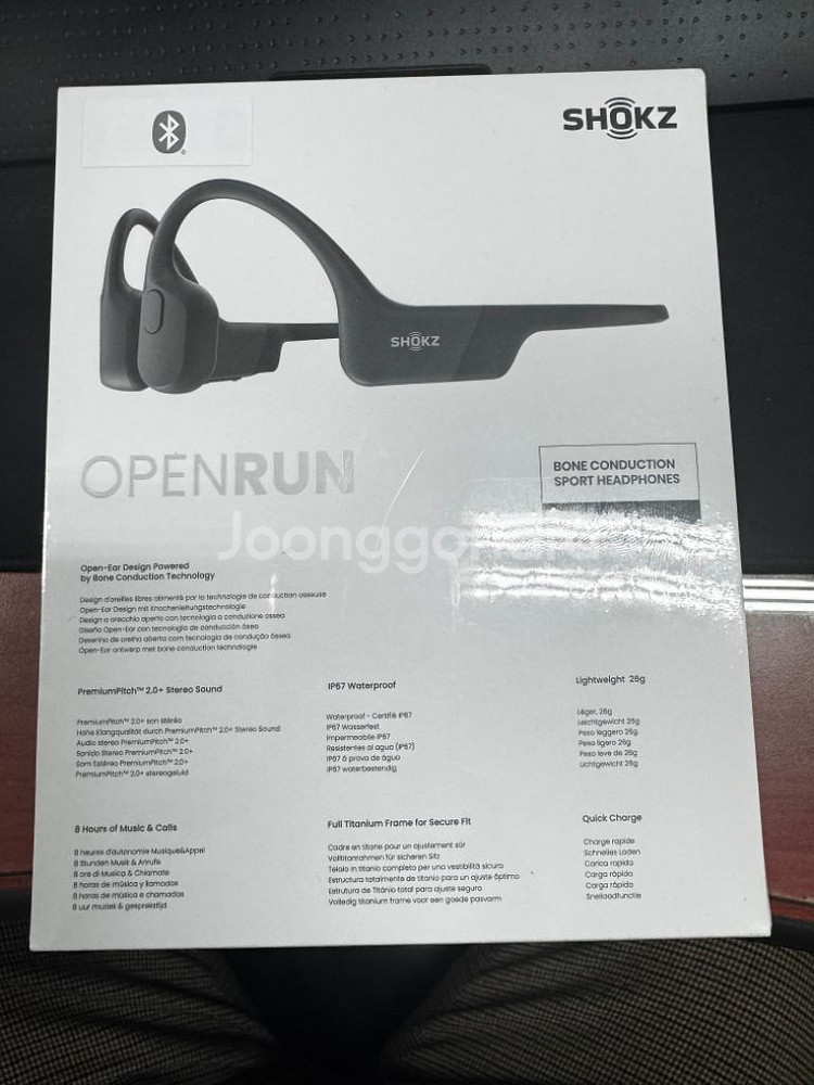 샥즈 s803 골전도 이어폰 새상품--1