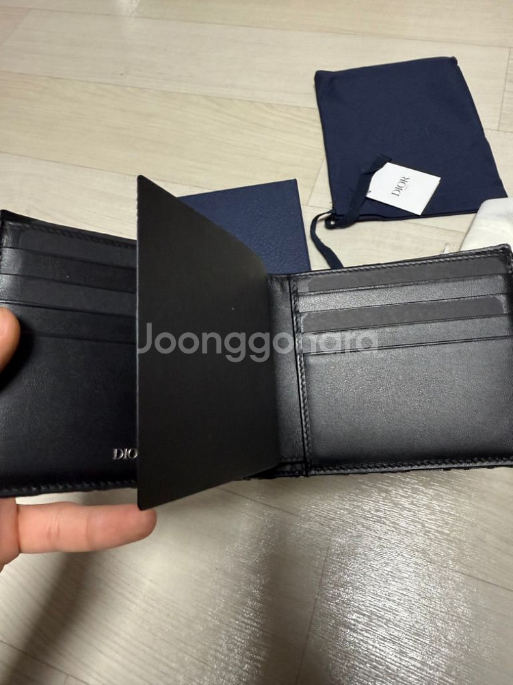 디올 오블리크 정품 남성 반지갑 25년도 ss급 풀구성--3