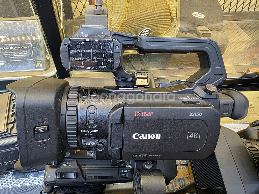 캐논 XA50 / 4K 프로페셔널 정품 중고 캠코더--2