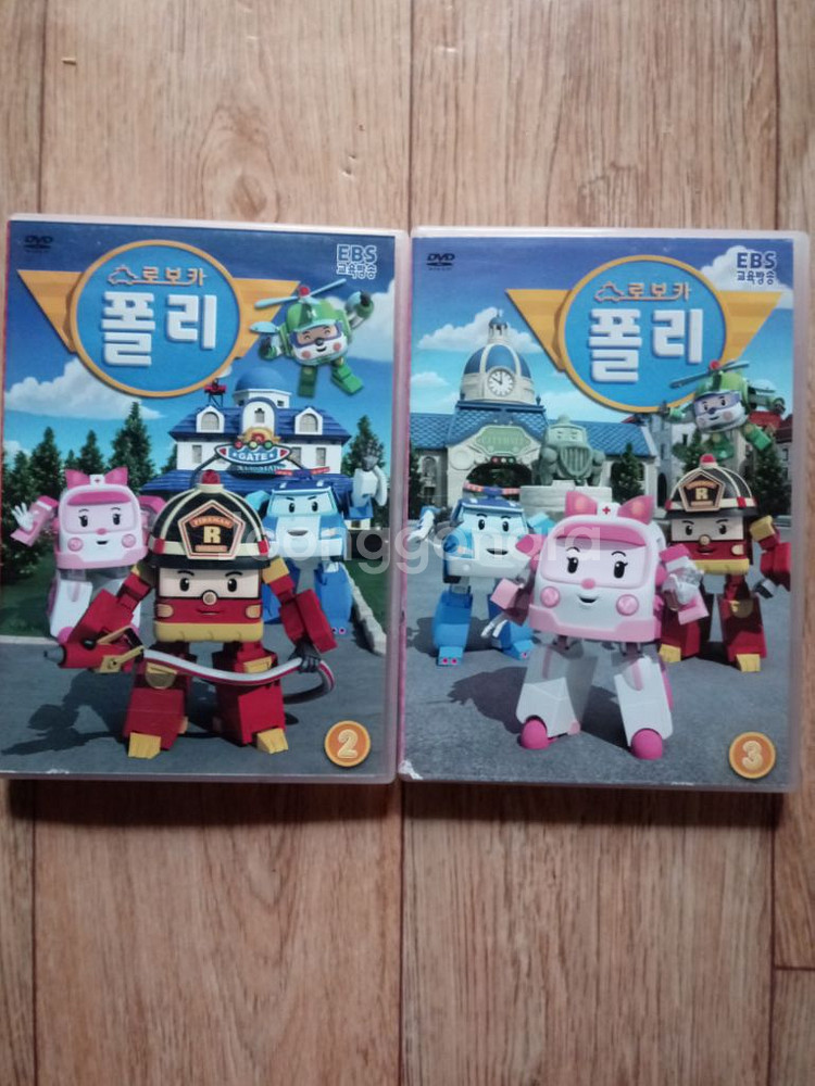 DVD로보카 폴리.2탄.3탄.2장일괄--0