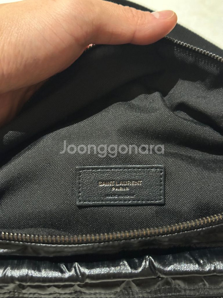 생로랑 Saint Laurent logo Belt ba--7