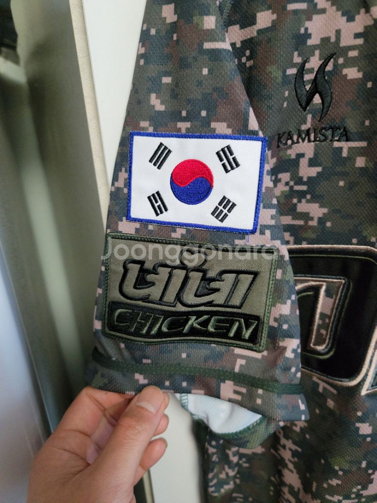 NC 다이노스 17년도 밀리터리 어센틱 유니폼 지연규--1