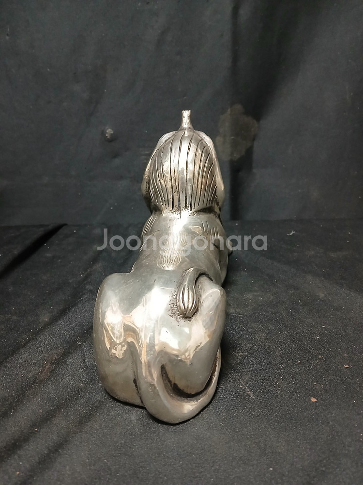 백동 파라오 스핑크스 가로25cm 세로15cm--3
