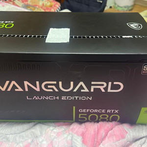 MSI RTX5080 뱅가드 런치에디션 팝니다