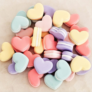 파츠 하트 마카롱 5색 36개 일괄