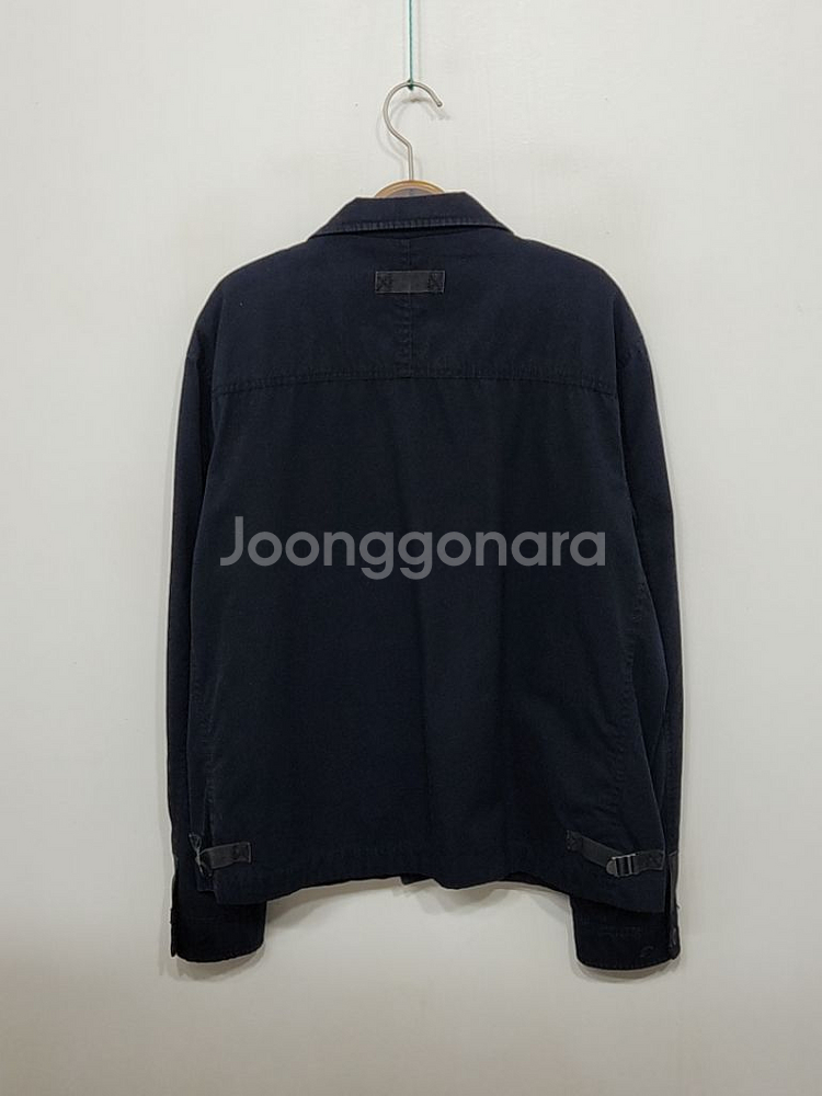 (105) 빈폴 블루종 점퍼 진곤색 로고 면자켓 캐주얼--5