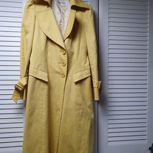 개나리색 코트 S