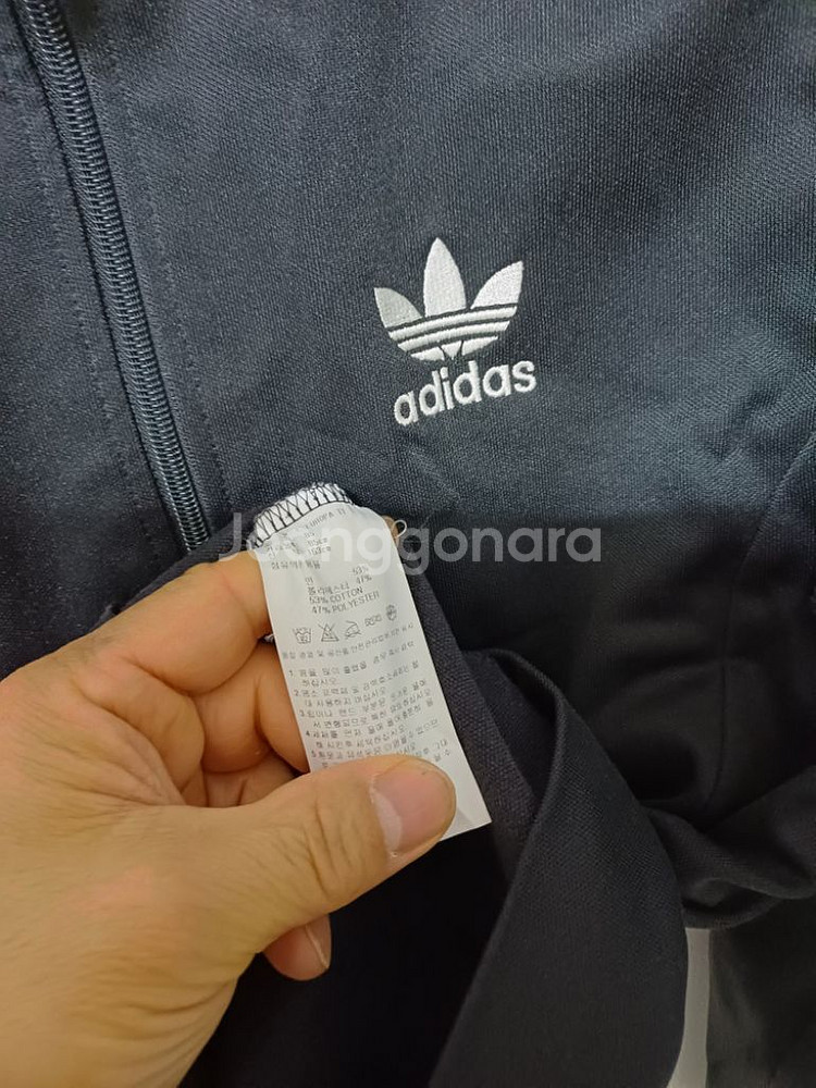 여성 아디다스 불꽃.삼선 져지자켓 (블랙.85-90)--4