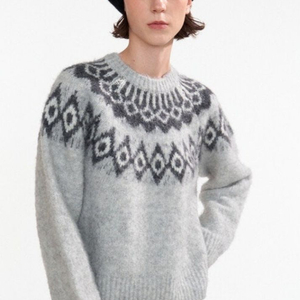 낫띵리튼 패턴 풀오버니트