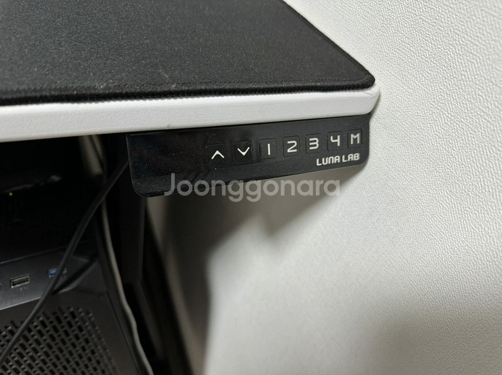 루나랩 L자 ㄱ자 모션데스크 코너 책상+9템--3