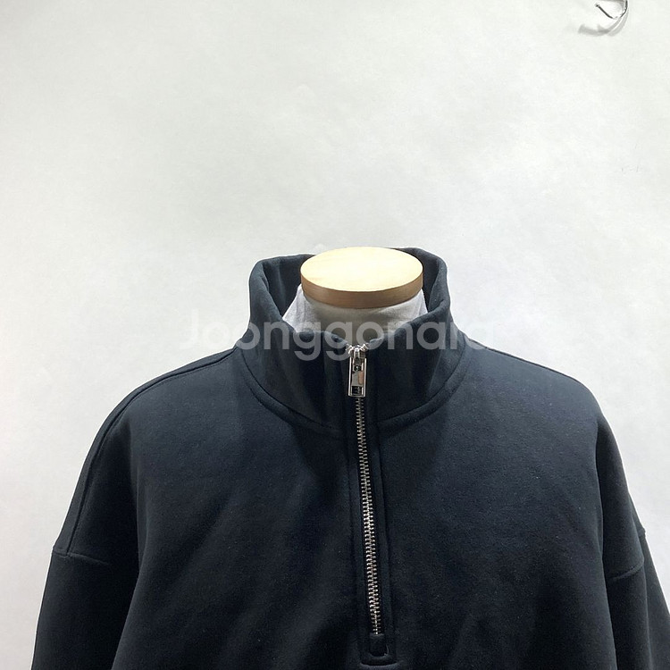 H&M 반집업티셔츠 최상 블랙 105-110 영구제--1