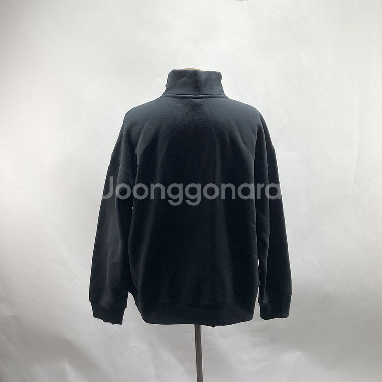 H&M 반집업티셔츠 최상 블랙 105-110 영구제--2