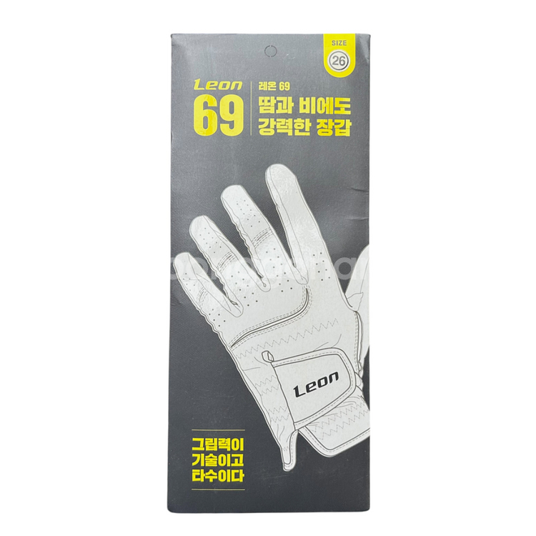 레온 중상급자용 핑거그립 69 골프장갑 26호--0