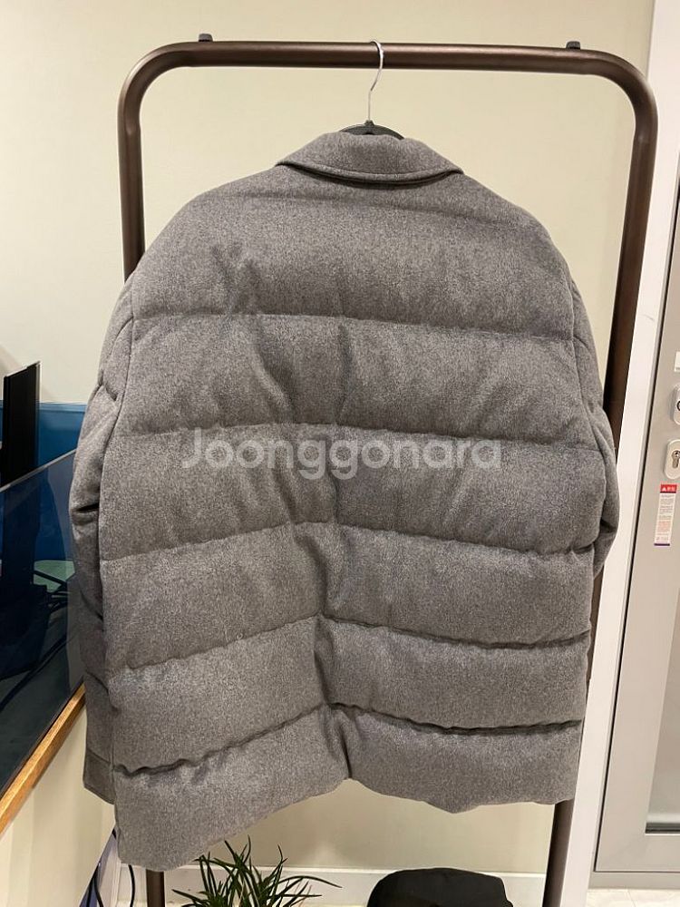 무스너클 캐시미어 블렌드 다운 패딩 자켓 XL--1