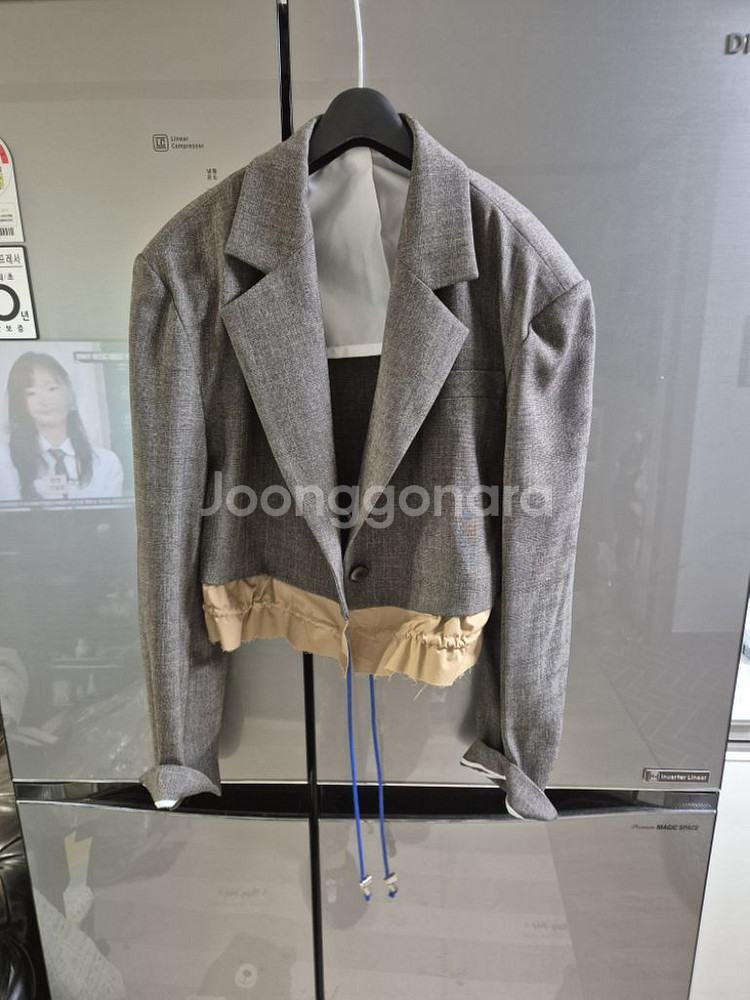 js뉴욕 밑단스트링 숏자켓--1