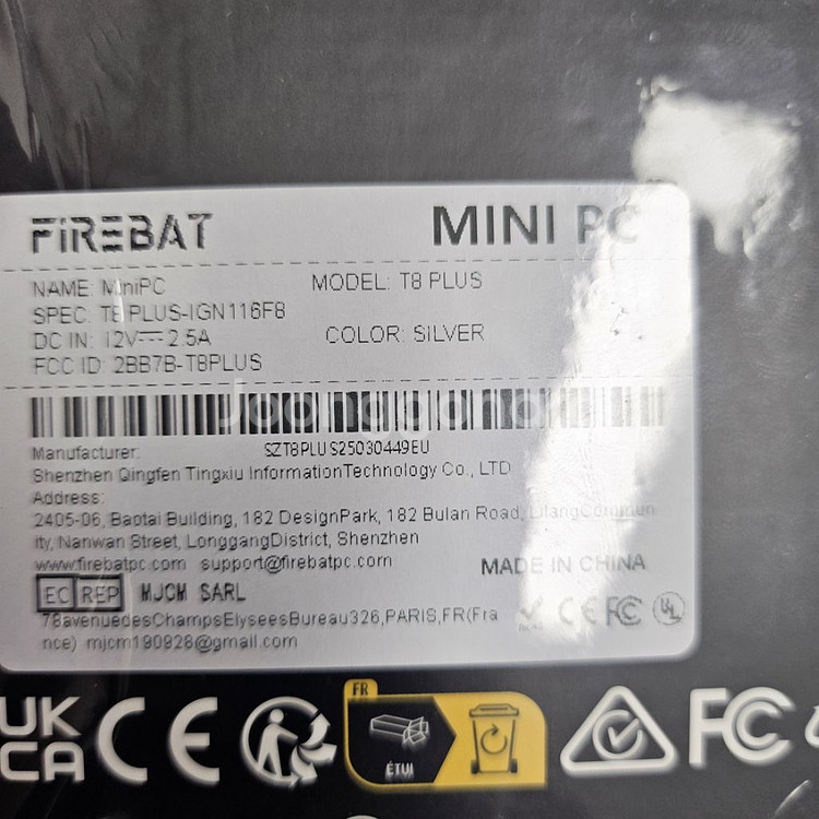 n100 t8 plus, 16g 512g 미개봉--2