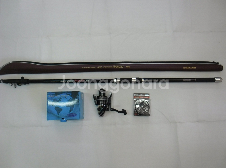 카본원투낚시대450+3볼6000번릴+릴줄--0