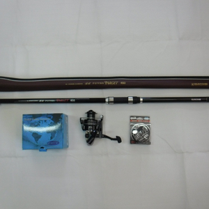 카본원투낚시대450+3볼6000번릴+릴줄