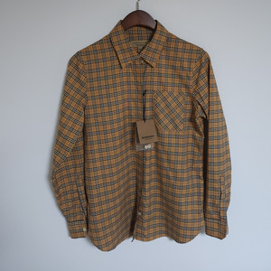 US4 버버리 크로우 엔팅 체크 여성 셔츠 800312