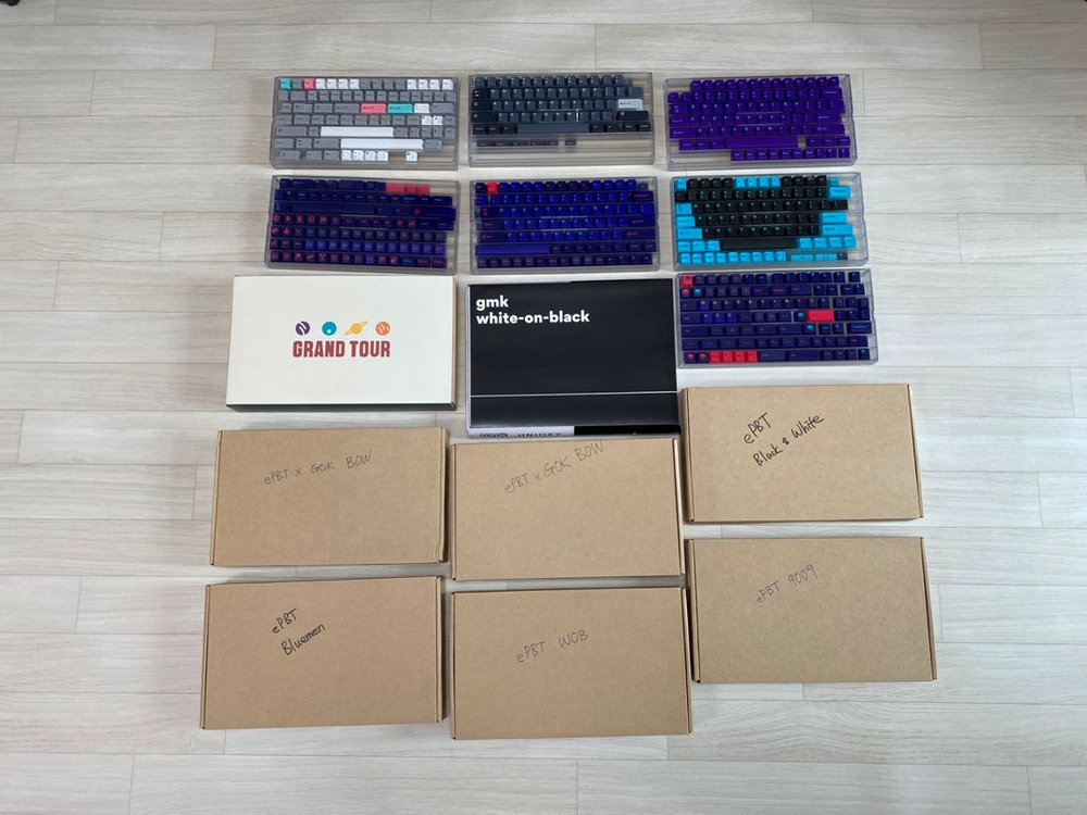 [판매] ePBT Black & White 키캡 이미지