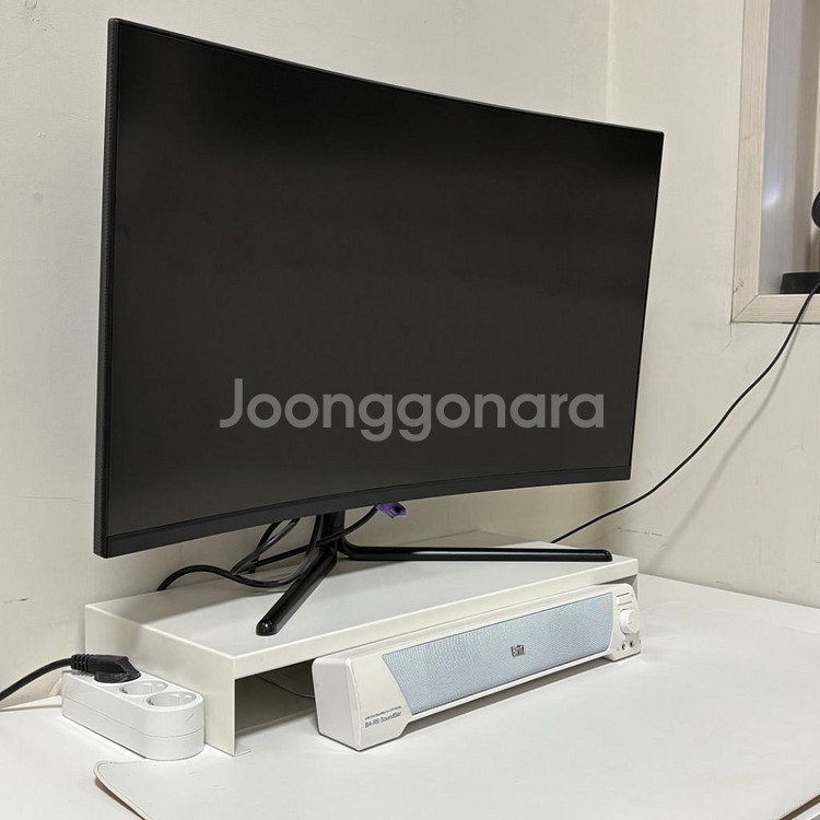 32인치 한성 커브드 4K 모니터 TFX32U06V--2