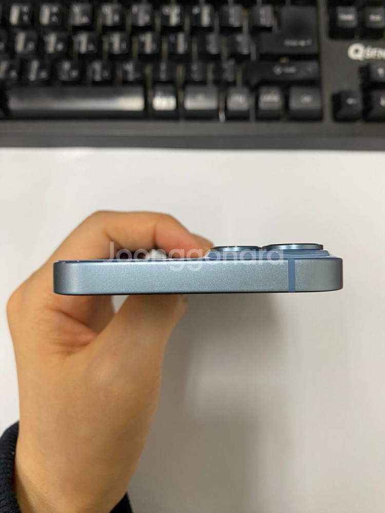 아이폰14 블루 A급 128GB 무잔상 배터리성능100--3