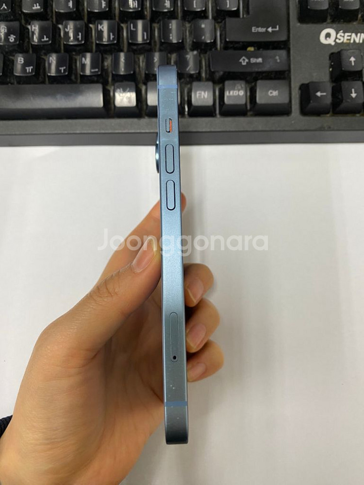 아이폰14 블루 A급 128GB 무잔상 배터리성능100--4