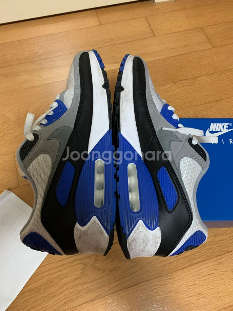 에어맥스90 로얄블루 260 중고 팝니다.--5