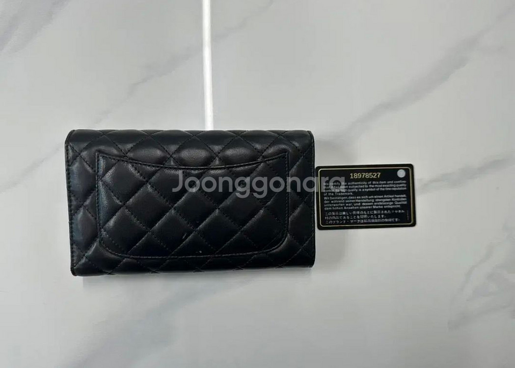 샤넬 램스킨 장지갑(정품)--1