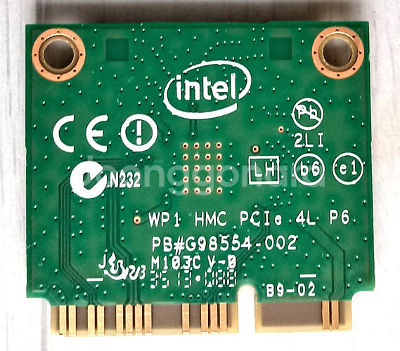 인텔 듀얼밴드AC3160 HMW노트북 무선랜카드(택포)--1