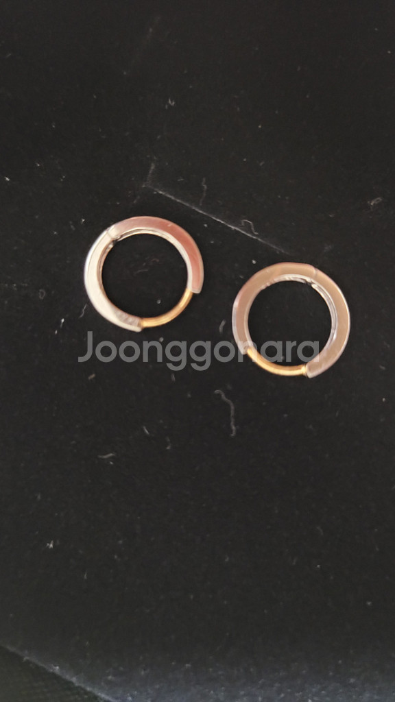 18k 11mm 원터치 귀걸이--1