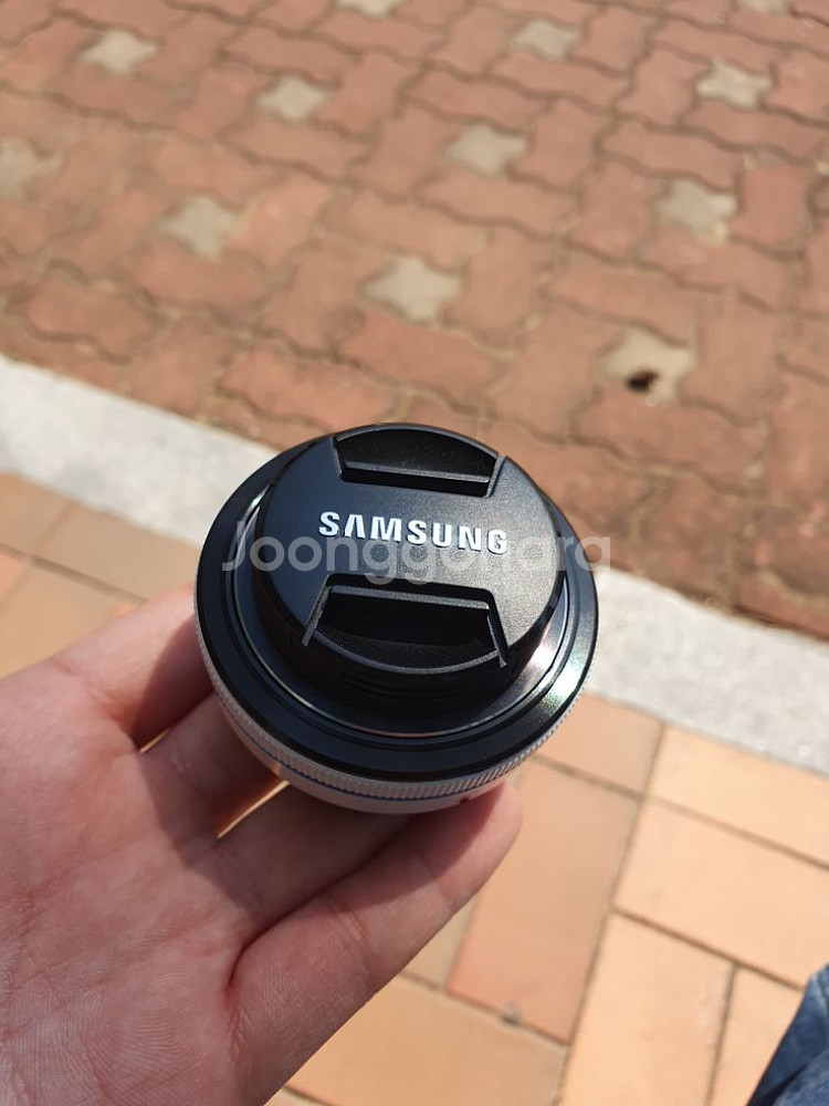 삼성 NX 30MM 단렌즈+uv필터+압뒤캡 상태좋음--0