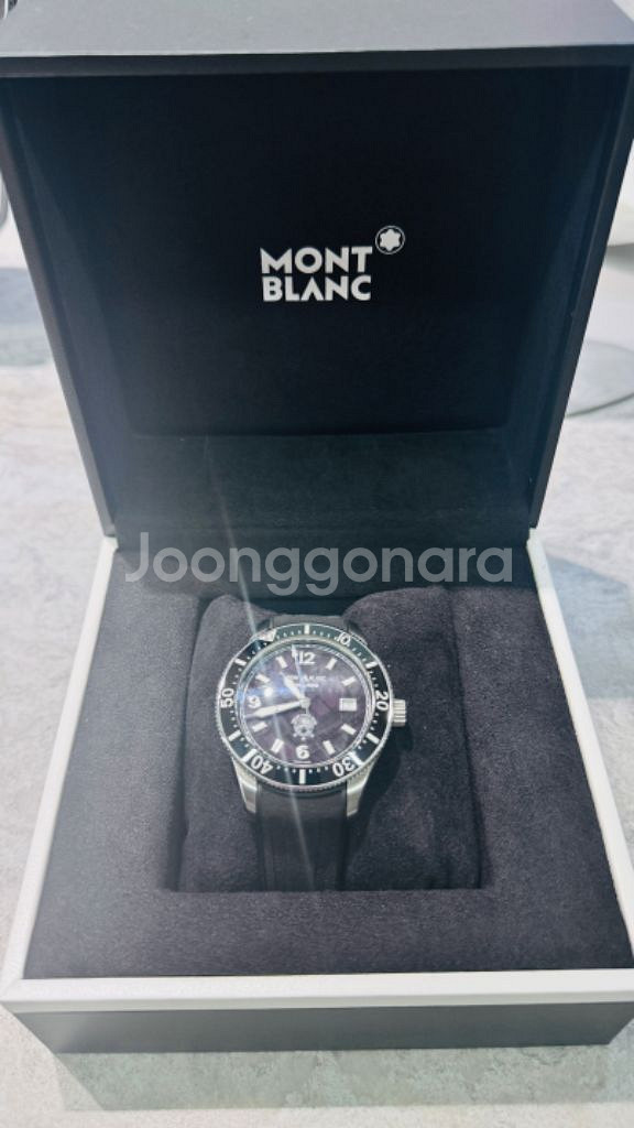 몽블랑1858 아이스드 씨 오토매틱 데이트 129372--1