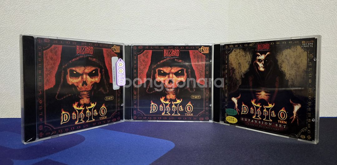 [소장용]디아블로2 한글판정품 오리지날+확장판--0