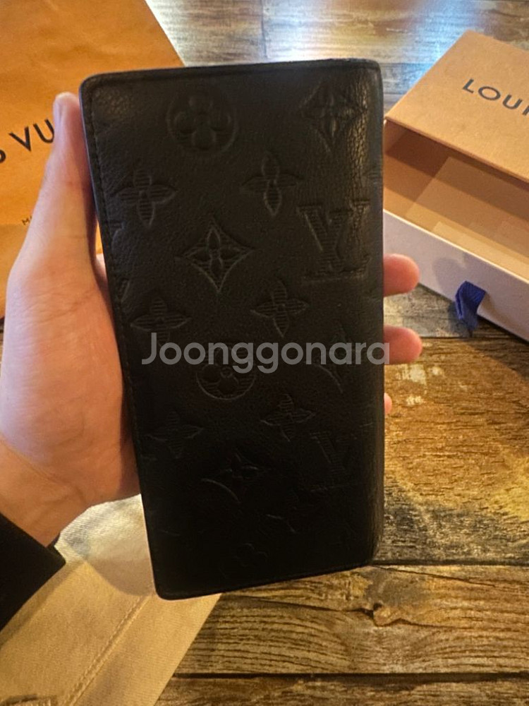 루이비통 섀도우 모노그램 장지갑 브라짜--4