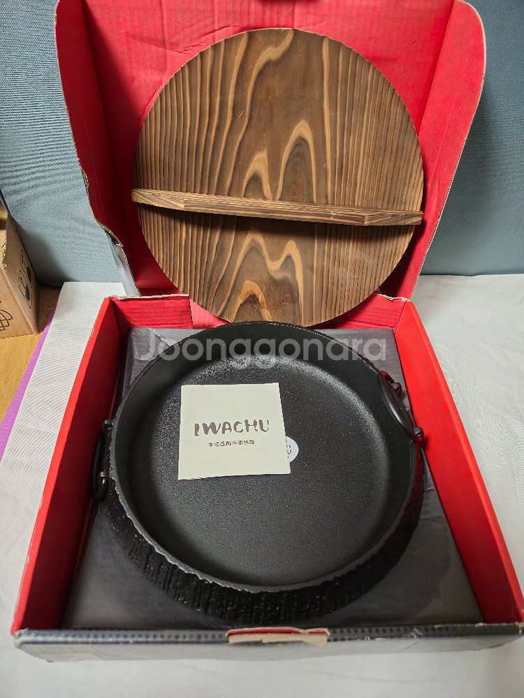 이와츄 무쇠냄비 스끼야끼 프라이 전골 다용도26cm(미--0