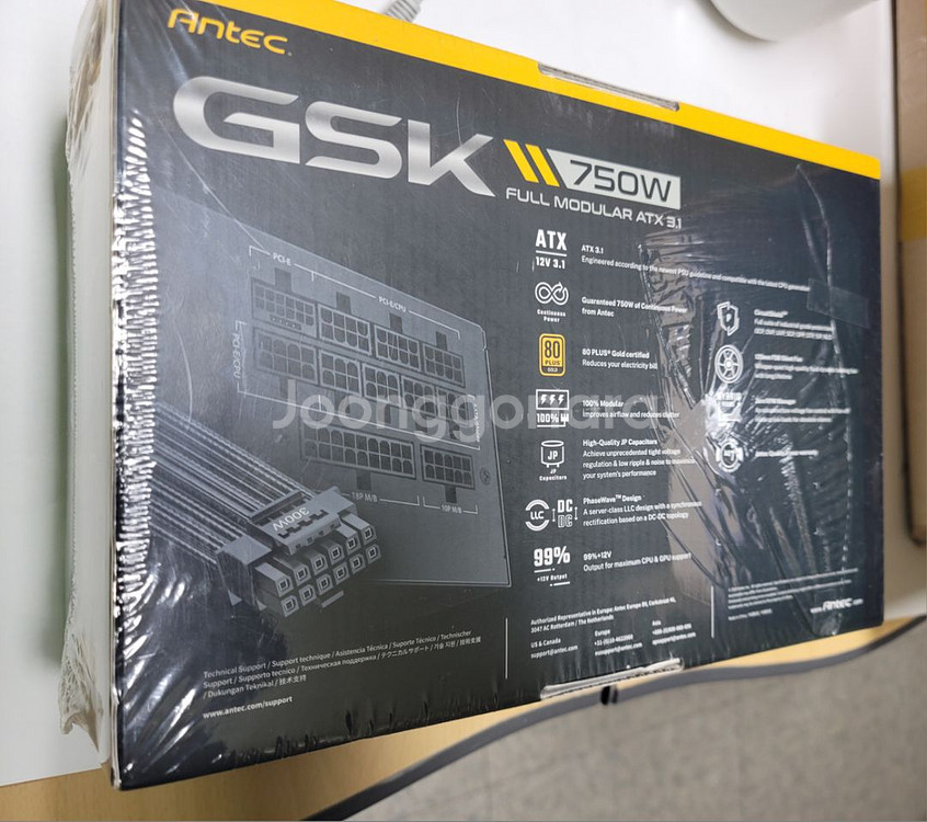 안텍 파워 [Antec] GSK 750W 풀모듈러 골드--1