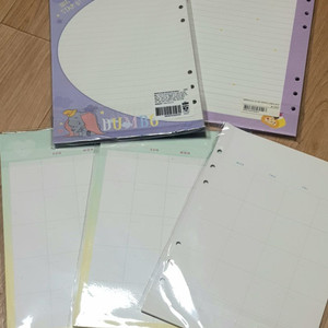 반택포 A5 다이어리 속지 일괄