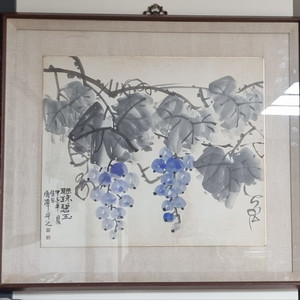우담 이영수 화가의 포도화 (연주벽옥)