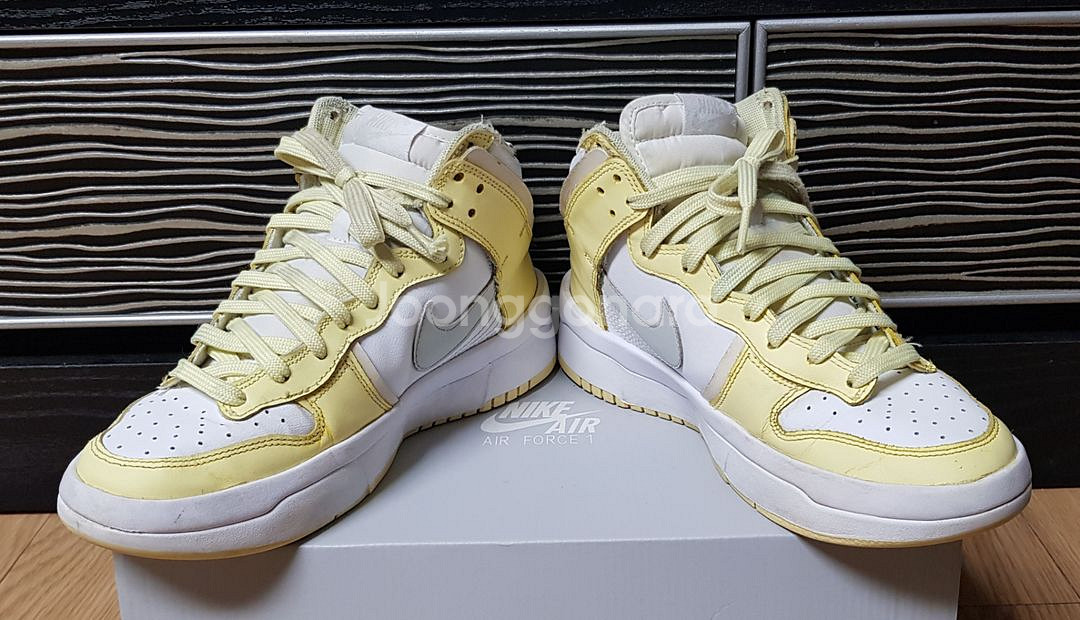 nike 나이키 덩크 하이업 레몬 (시트론 틴트)--2