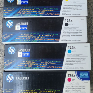 HP125A 두세트 (CB540A~543A)프린터토너