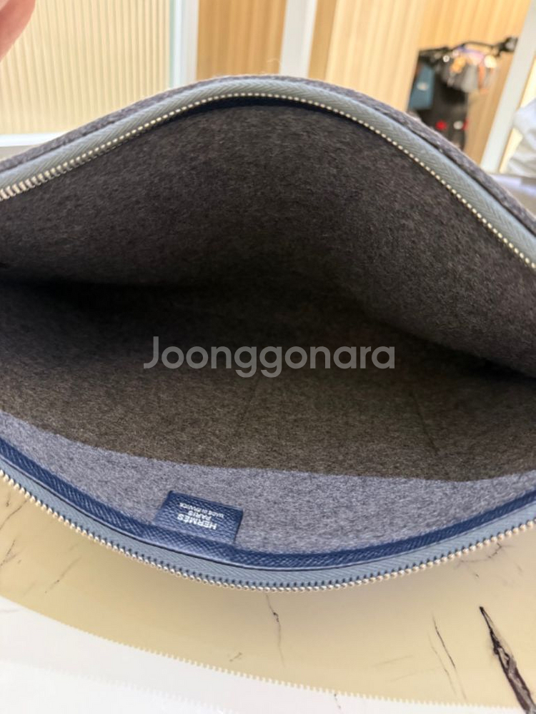 에르메스 투두클러치 37 차콜 다크네이비--5