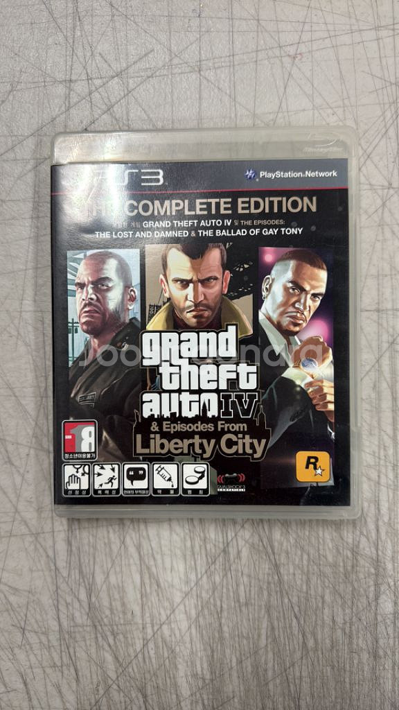 플스3 게임CD GTA4 컴플리트에디션--0