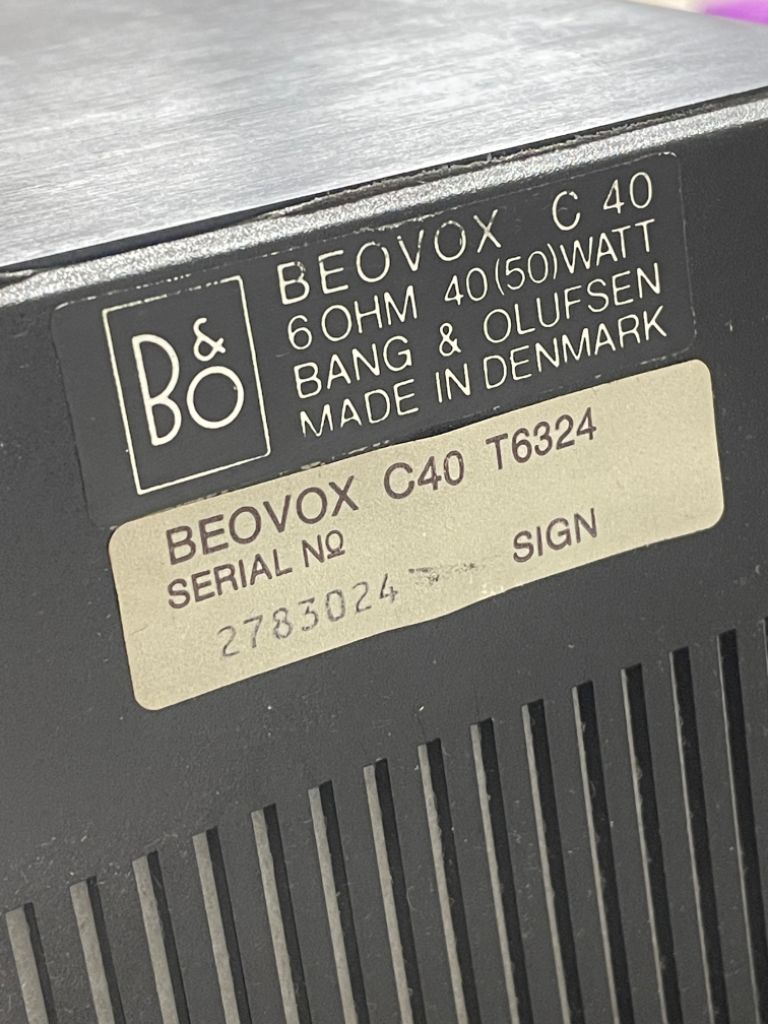 뱅앤올룹슨 B&O 스피커 티악오디오