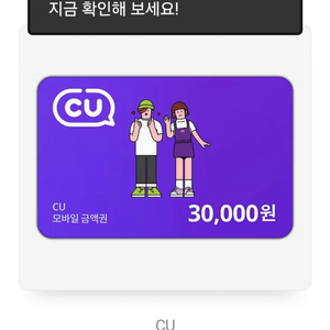 cu 편의점 30000만원